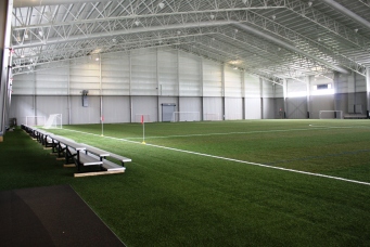view of one of the indoor fields